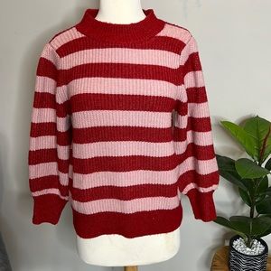 Halogen Brand Striped Sweater, Size Med